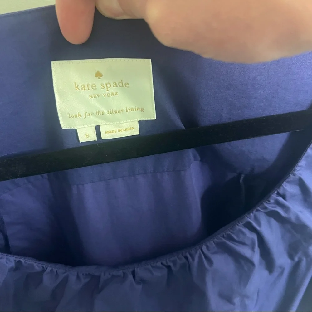 EUC Kate Spade Peacock Dress 6 - Picture 5 of 11